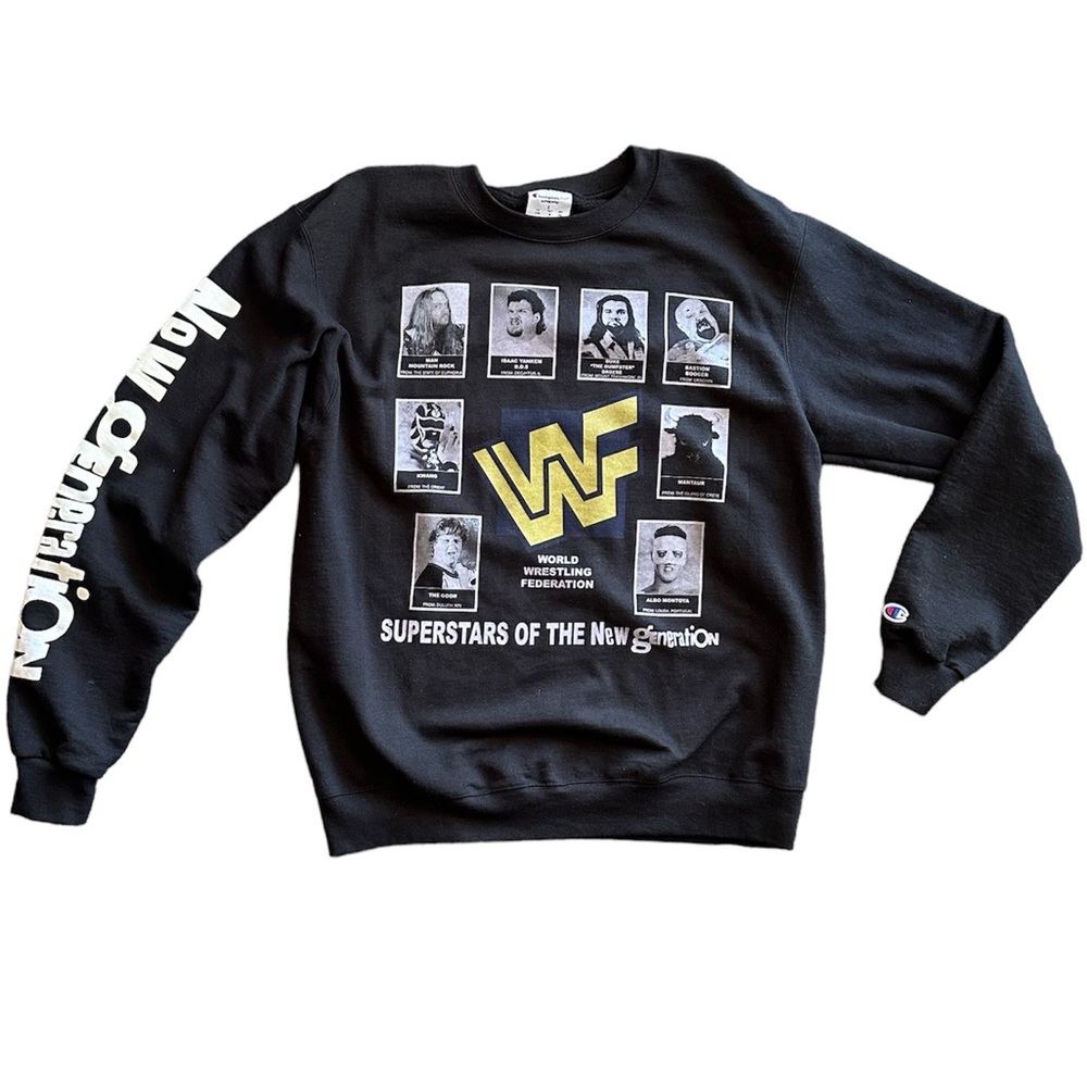Modern Boot WWF Superstars of the New Generation Crewneck